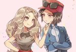 serena and calem (pokemon and 2 more) drawn by sasairebun Be